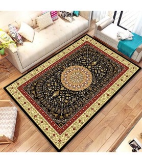 Anatolian Motif Patterned Digital Printed Carpet