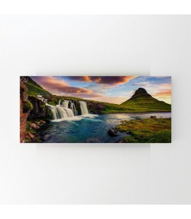 Kirkjufellsfoss Waterfall Painting
