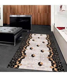 Modern Marble Patterned Digital Printed Carpet