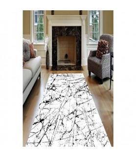 Painted Brush Stroke Pattern Digital Printed Carpet