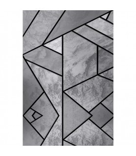 Retro Striped Design Digital Printed Carpet